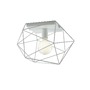 Dekorativní - FAN I-ABRAXAS-PL1 BCO Stropní svítidlo Abraxas, bílé, 1 x E27, 40,5 x 29,5 x 26,5 cm - FANEUROPE - foto 2
