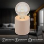 Stolní lampy dekorační - BRILO 7658011 Tubo stolní lampička - s vypínačem, E27 patice, max. 10W, béžová - BRILO - foto 2