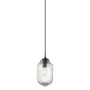 Dekorativní - NV 838184 Závěsné svítidlo NORD čiré sklo hnědá kovová základna hnědý kabel E14 1x5W IP20 bez žárovky - NOVA LUCE - foto 2