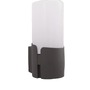 Nástěnná - NV 9209211 Venkovní nástěnné svítidlo PYRO tmavě šedý hliník bílý akryl E27 1x12W 220-240V IP54 bez žárovky - NOVA LUCE - foto 2