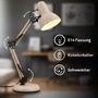 Stolní lampy pracovní - BRILO 7394011 Pixa lampička na psací stůl, vypínač, nastavitelné, E14, béžová - BRILO - foto 2