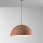Kónická - FAN I-XENIA-S-ROS Závěsné svítidlo Xenia (červené PU) objímka E27, pr. 50 x 200 cm - FANEUROPE - foto 2