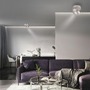 Bodová - PN 9051-95 LED stropní svítidlo PURE Oculis, metalická šedá, stmívatelné, otočné a nastavitelné 2700K - PAUL NEUHAUS - foto 2