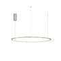 Kruhová - NV 9345611 Závěsné svítidlo TARQUIN šampaň stříbrný hliník a akryl LED 58W 230V 3000K IP20 stmívatelné - NOVA LUCE - foto 2
