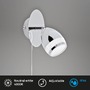 Bodová - BRI 2995018 LED bodové svítidlo 11,5 cm 4W 350lm chrom (starý kód: BRI 2995-018) - BRILONER - foto 2