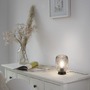 Stolní lampy dekorační - LD 14906-18 REISHI LED stolní lampa černá kouřové sklo šňůrový vypínač kruhové - LEUCHTEN DIREKT / JUST LIGHT - foto 2