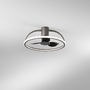 Ventilátory - FAN LED-HADLEY-GR Stropní ventilátorové LED svítidlo VENTILATORE, 55 W, CCT, 5250 lm, šedá, pr. 60 x 25 cm - FANEUROPE - foto 2