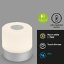 Na stůl - BRILO 7461014 LED nabíjecí stolní lampa, 7 cm, USB-C, 2W, 150lm, matný chrom - BRILO - foto 2