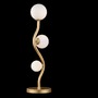 M MOD059TL-03GX VÝPRODEJ VZORKU - Stolní lampa Uva 3x28W bílá/zlatá kov/sklo designová - MAYTONI - foto 2