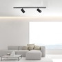Bodová - PN 6214-18 PURE LED lištové svítidlo stmívatelné, prodloužitelné, černá, otočné 3000K - PAUL NEUHAUS - foto 2