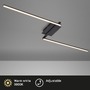 Dekorativní - BRILO 3500-015 LED stropní svítidlo, 143,6 cm, 12 W, černá - BRILO - foto 2