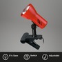 Stolní lampy s klipem - BRI 2794012P Svítidlo se svorkou 11,5 cm 1x E14 40W červená (starý kód: BRI 2794-012P) - BRILONER - foto 2