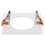 Pojistky, baterie, startéry - LA 1006142 Numinos® S montážní rámeček hranatý 160/100 mm bílý - BIG WHITE (SLV) - foto 2