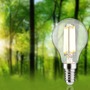 E14 - P 29197 Eco-Line Filament 230V LED kapka E14 82mm 2,5W 3000K čirá - PAULMANN - foto 2