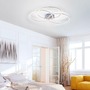 Kruhová - LD 14539-55 Svítidlo stropní IVANKA LED  v barvě oceli s třemi světelnými kruhy a funkcí stmívání SimplyDim 3000K - LEUCHTEN DIREKT / JUST LIGHT - foto 2