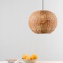 Koule - FARO 65134-74 HAKA 300 závěsné svítidlo, černá/ratan - FARO - foto 2