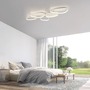 Dekorativní - LD 14045-16 PEBBLES LED stropní svítidlo bílé paměťová funkce do obývacího pokoje krokově stmívatelné 3000K - JUST LIGHT - foto 2