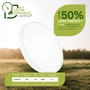 Kruhová - BRILO 3836016 Pulap A LED stropní svítidlo, třída A, přímé a nepřímé osvětlení, bílé - BRILO - foto 2
