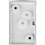 Nástěnná - LA 1007806 MODELA nástěnné svítidlo, up/down, 2700K, fáze, bílá/zlatá - BIG WHITE (SLV) - foto 2