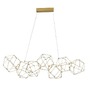 Podélná - NV 9186807 Závěsné svítidlo NEBULA zlatý kov LED 33.6W 230V 3000K IP20 - NOVA LUCE - foto 2