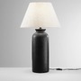 Stolní lampy dekorační - FAN I-MADIBA-L Stolní lampa Madiba černá keramika, průměr 40,6 x výška 68,5 cm - FANEUROPE - foto 2