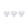 GU10/GZ10 - P 29271 Standard 230V LED reflektor GU10 Flat 37mm 3x4,9W 2700K stmívatelné bílá - PAULMANN - foto 2