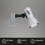 S ramenem - BRI 2763-014P Svítidlo do zásuvky 10,5 cm 1x E14 25W titan - BRILONER - foto 2