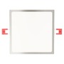 Hranatá - RED R12172 SLENDER SLIM SQ 17 zápustná matný nikl 230V LED 24W 3000K - RED - DESIGN RENDL - foto 2