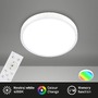 Kruhová - BRILO 3709-016 RGBW LED přisazené svítidlo pr. 38 cm, 22 W, 2900 lm, bílé - BRILO - foto 2