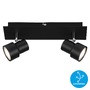 Bodová - BRI 2861-025 Bodové svítidlo 29 cm 2xGU10 10W 920lm černá - BRILONER - foto 2