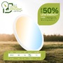 Kruhová - BRILO 3883016 AKCE - Tava A svítidlo LED panel pr.29,3 cm - 11W, 2400lm, energetická třída A, stmívatelné, CCT, bílé - BRILO - foto 2