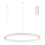 Kruhová - NV 9853685 Závěsné svítidlo PERTINO bílý hliník a akryl LED 60W 230V 3000K IP20 stmívatelné - NOVA LUCE - foto 2