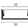 LED páskové profily - Hliníkový profil pro LED pásek L=2m 30*10mm - foto 2