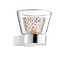 Dekorativní - NV 1300301302 Nástěnné svítidlo BOCCALE chromovaný hliník čiré sklo G9 1x5W IP20 vč. žárovky - NOVA LUCE - foto 2