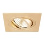 Hranatá - LA 1007341 NEW TRIA® 75 kroužek pro vestavbu do stropu, D: 9 Š: 9 H: 2,6 cm, IP 20, růžové zlato - BIG WHITE (SLV) - foto 2
