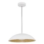 Polokoule - NV 9081280 Závěsné svítidlo GLIM bílá zvenku přírodní dřevo uvnitř hliník a akryl LED 47W 230V 3000K IP20 stmívatelné - NOVA LUCE - foto 2