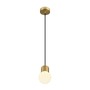Subtilní - LA 1007812 VARYT závěsné svítidlo, 150 cm, E14, 6 W, mosaz - BIG WHITE (SLV) - foto 2