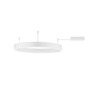 Kruhová - NV 9063602 Stropní svítidlo MOTIF LED stropní svítidlo bílý hliník 3000K IP20 40W 220-240V stmívatelné - NOVA LUCE - foto 2