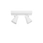 Bodová - NV 9155811 Bodové svítidlo DUBLIN bílý kov GU10 2x10W 230V IP20 bez žárovky - NOVA LUCE - foto 2