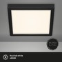 Hranatá - BRI 3467-415 LED stropní svítidlo, 30 cm, 21 W, černá - BRILONER - foto 2