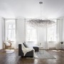 Dekorativní - PN 2031-55 Závěsné svítidlo ICICLE 15x G9 40W š.150cm stříbrná - PAUL NEUHAUS - foto 2