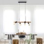Podélná - LD 15630-18 CANOP LED závěsné svítidlo černá, 4 ramenné, dřevo, kov, industriální design - LEUCHTEN DIREKT / JUST LIGHT - foto 2