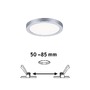 Koupelnová - P 93037 LED vestavné svítidlo Areo VariFit IP44 kruhové 118 6,5W 4.000K matný chrom - PAULMANN - foto 2