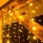 Závěsy a sítě - DLED LWC21W DECOLED LED světelná záclona HOBBY LINE, 2x1m, teple bílá, 100 diod - foto 2
