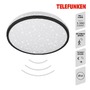 Kruhová - TF 318305TF TELEFUNKEN LED stropní svítidlo s čidlem, pr. 28 cm, 16 W, černá - BRILONER - foto 2