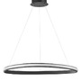 Kruhová - NV 9357064 Závěsné svítidlo ARIES černý hliník a akryl LED 32W 230V 3000K IP20 stmívatelné - NOVA LUCE - foto 2