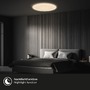 Kruhová - BRILO 3835016 Rowny LED stropní svítidlo do koupelny, dálkový ovladač, stmívatelné, CCT ovladač, přímé a nepřímé osvětlení, kruhové 45 cm, bílé - BRILO - foto 2