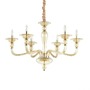 Dekorativní - ILUX 159942 Závěsné svítidlo Ideal Lux Danieli SP6 ambra 159942 zlaté 6x40W - IDEALLUX - foto 2