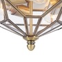 Dekorativní - M H356-CL-03-BZ Stropní svítidlo Zeil 3x60W průhledné sklo bronz kov designové - MAYTONI - foto 2