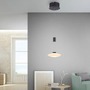 Subtilní - PN 2080-18 LAUTADA LED závěsné svítidlo 1 ramenné kruhové, černá, stmívatelné, nastavitelná výška SimplyDim 3000K - PAUL NEUHAUS - foto 2
